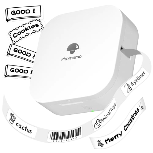 Phomemo Q30 Label Printer Mini Printer Pocket Thermal Label Maker Wireless Sticker Pocket Portable Printer Various Label Paper